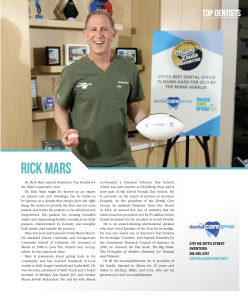 Dr. Rick Mars - Top Dentist 2024